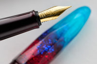 BENU Briolette Fountain Pen - Fiery Azure
