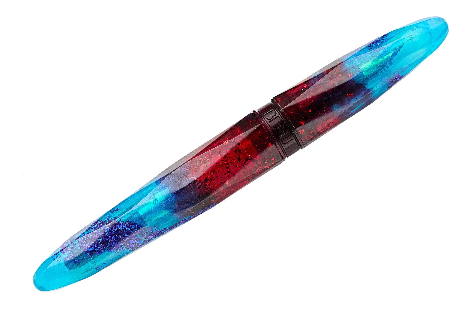 BENU Briolette Fountain Pen - Fiery Azure