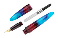 BENU Briolette Fountain Pen - Fiery Azure