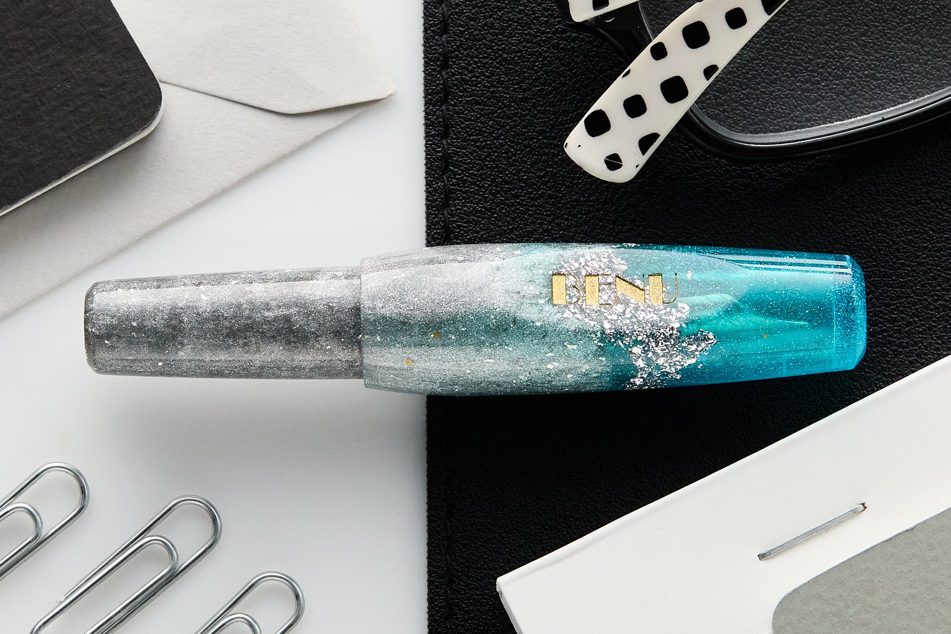 BENU Pixie Fountain Pen - Aqua Glow