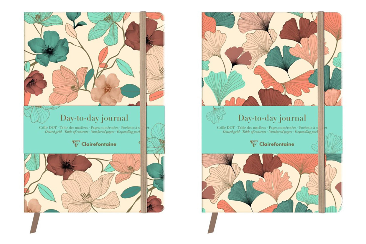 Clairefontaine Gaia Beige A5 Day to Day Journal - Dot