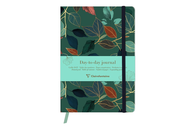 Clairefontaine Gaia Blue A5 Day to Day Journal - Dot