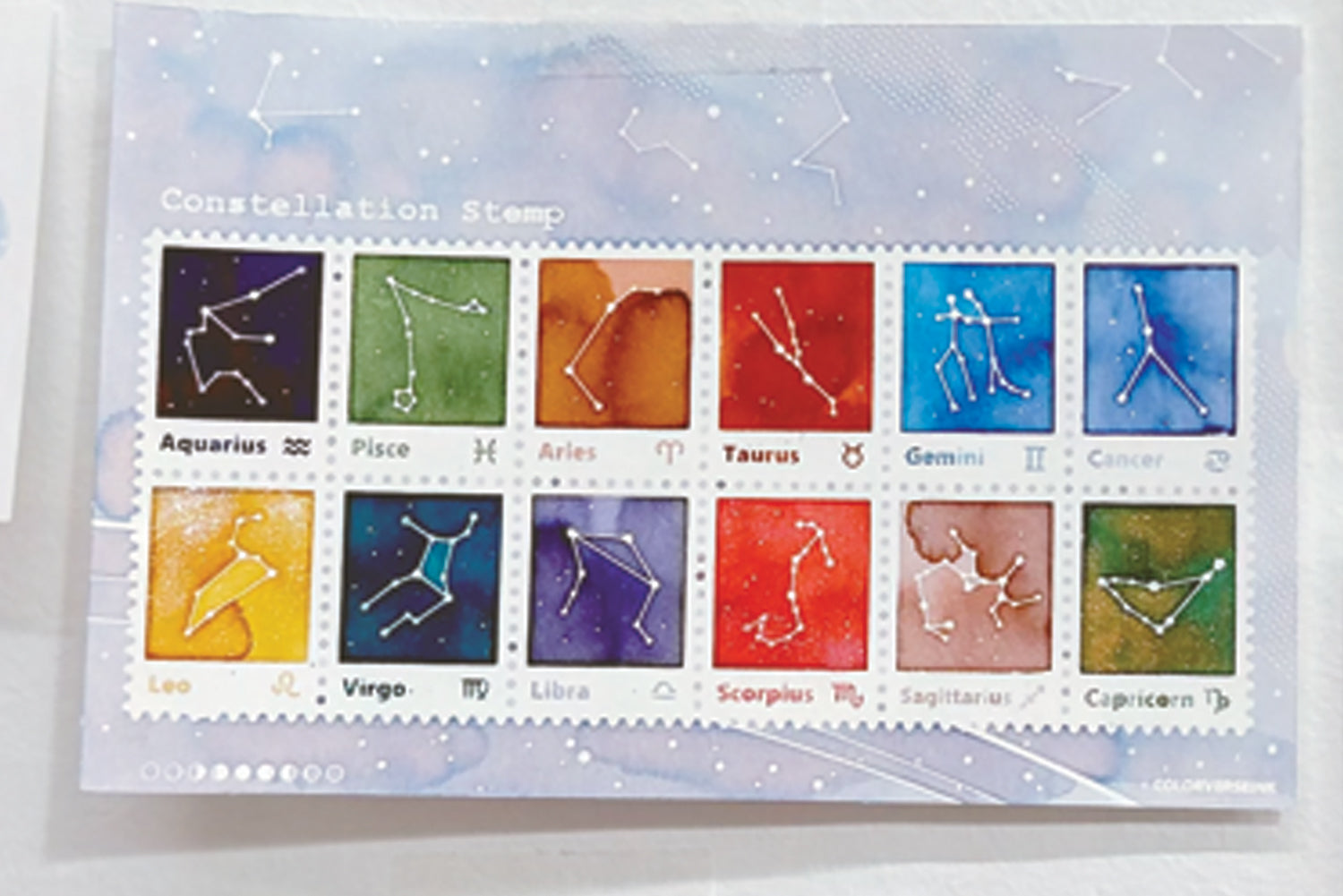 Colorverse Ink Art Cards Colorspace - Constellation C