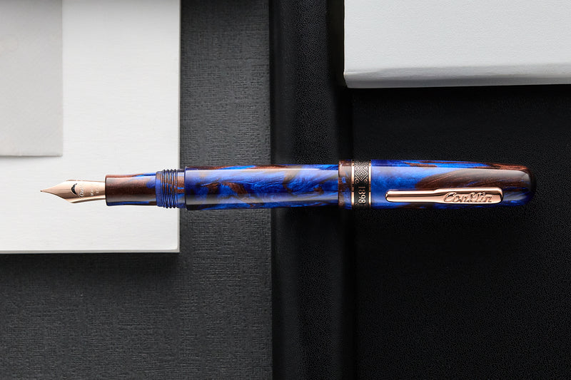 (Bottom Shelf) Conklin 1898 Fountain Pen - Mariana Trench (Limited Edition)