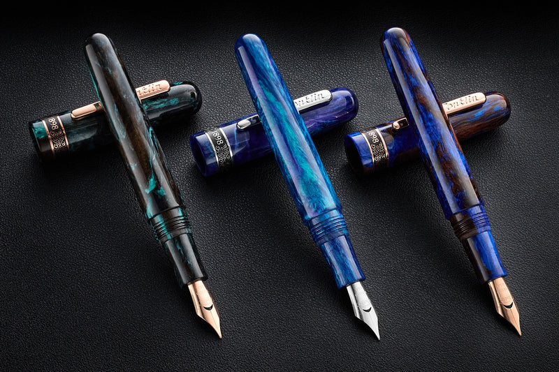 (Bottom Shelf) Conklin 1898 Fountain Pen - Mariana Trench (Limited Edition)