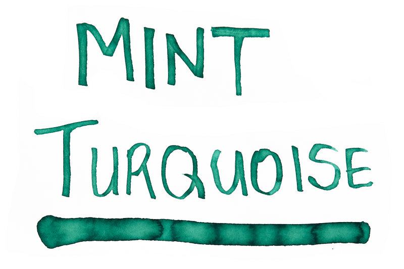 De Atramentis Mint Turquoise - Ink Sample