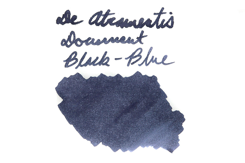 De Atramentis Document Ink Black Blue - 45ml Bottled Ink