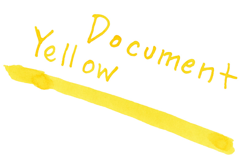 De Atramentis Document Ink Yellow - Ink Sample