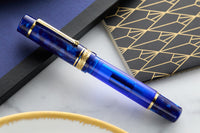 (Bottom Shelf) Delta DV Original Mid-Size Fountain Pen - Imperial Blu (Limited Edition)