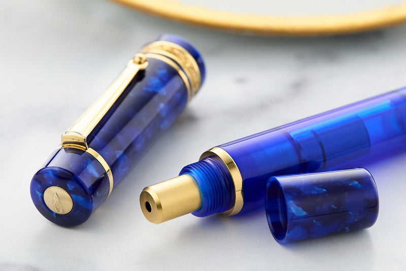 (Bottom Shelf) Delta DV Original Mid-Size Fountain Pen - Imperial Blu (Limited Edition)