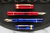 (Bottom Shelf) Delta DV Original Mid-Size Fountain Pen - Imperial Blu (Limited Edition)