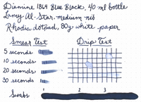 Diamine 1864 Blue Black - 40ml Bottled Ink