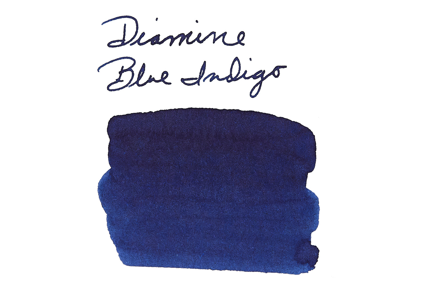 Diamine Forever Blue Indigo fountain pen ink writing and swab