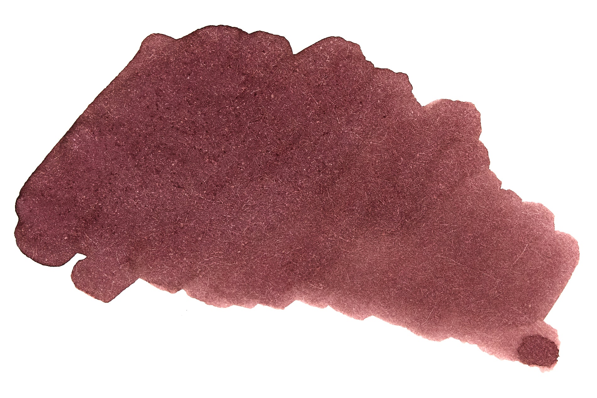 Diamine Forever Red Ochre fountain pen ink swab