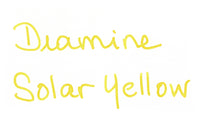 Diamine Solar Yellow - Ink Sample
