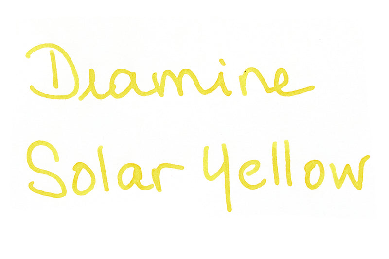 Diamine Solar Yellow - Ink Sample