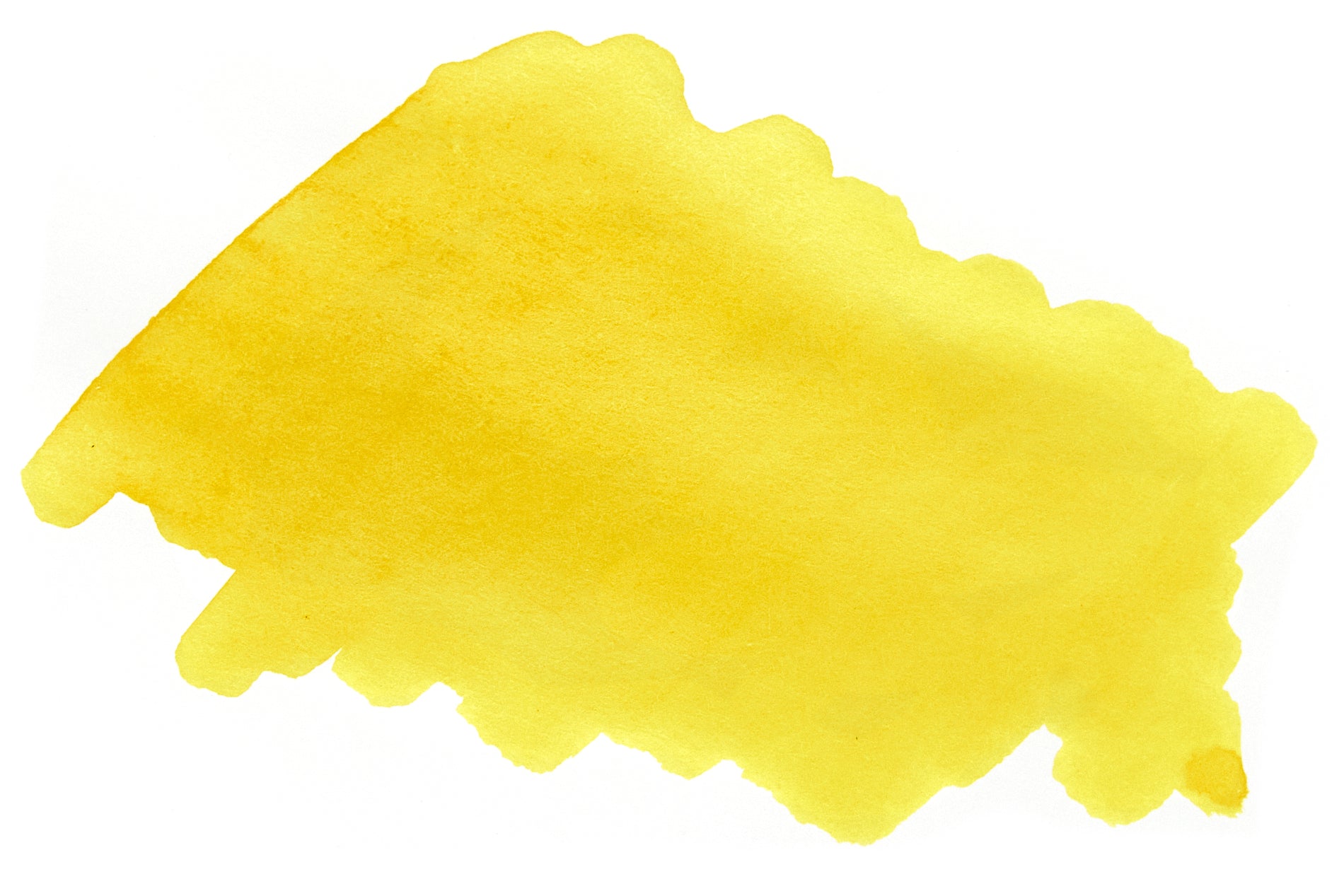 Diamine Forever Solar Yellow fountain pen ink swab