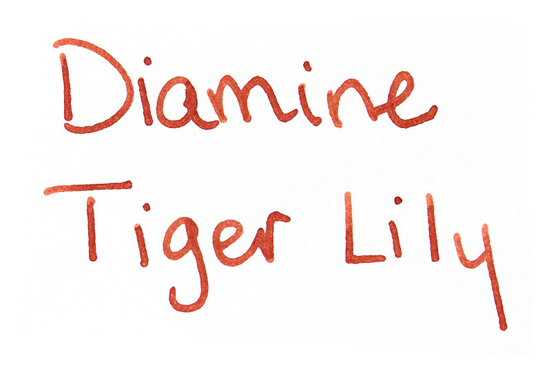 Diamine Tiger Lily - Ink Sample
