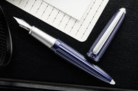 (Bottom Shelf) Diplomat Aero Fountain Pen - Midnight Blue