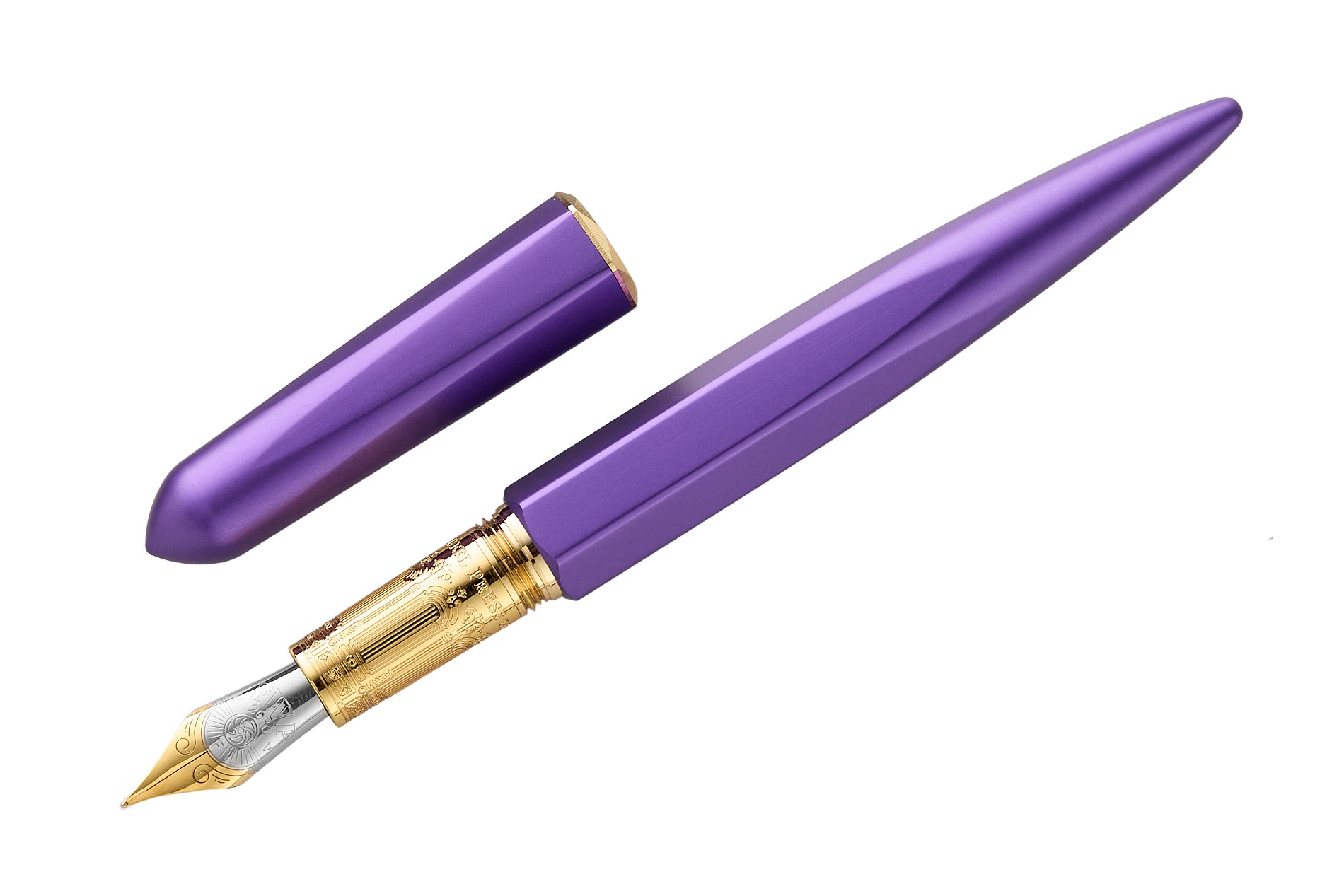 Ferris Wheel Press The Marquise Fountain Pen - Aubergine