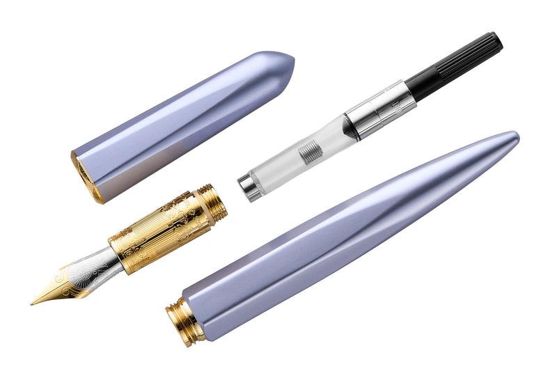 Ferris Wheel Press The Marquise Fountain Pen - Pearl Drop Blue