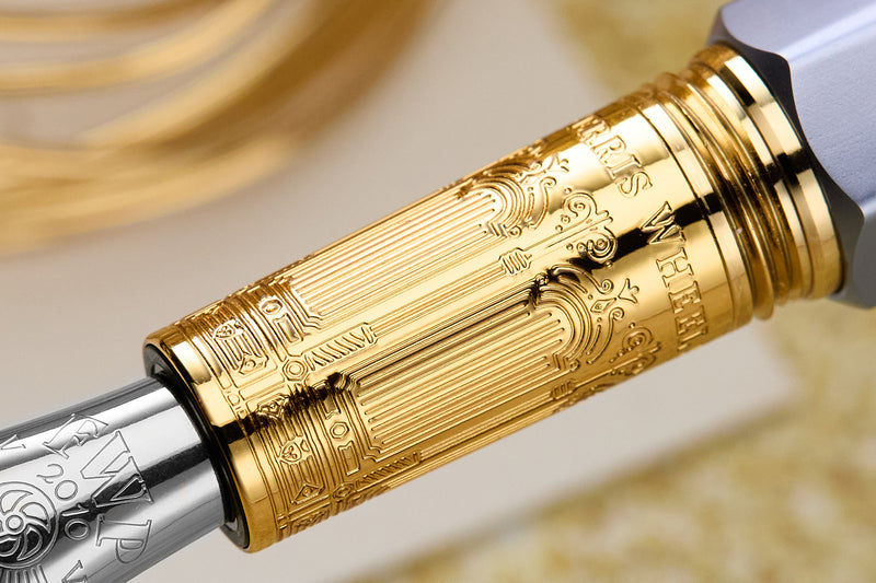 Ferris Wheel Press The Marquise Fountain Pen - Pearl Drop Blue