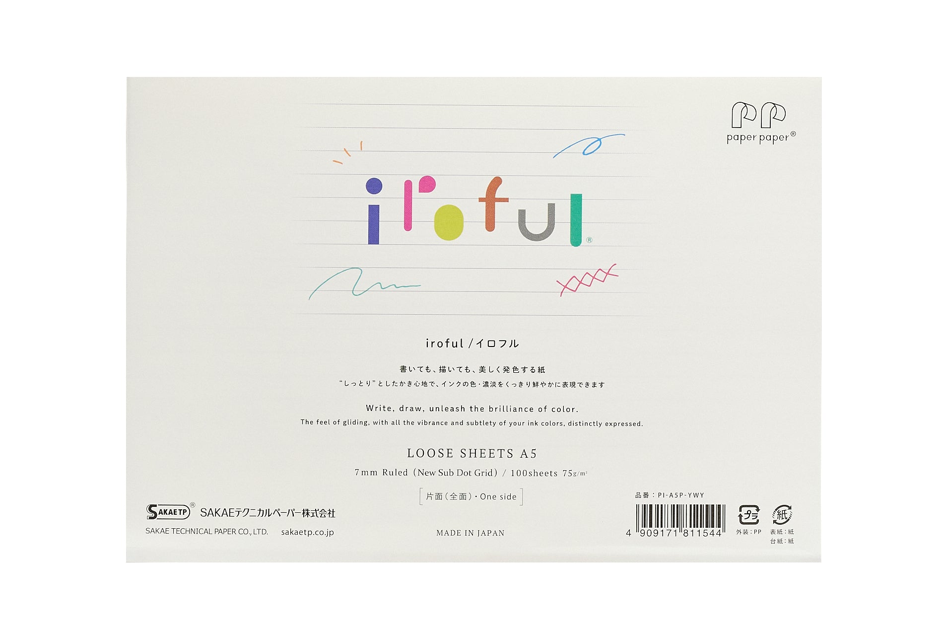 Iroful A5 Loose Sheets - Lined