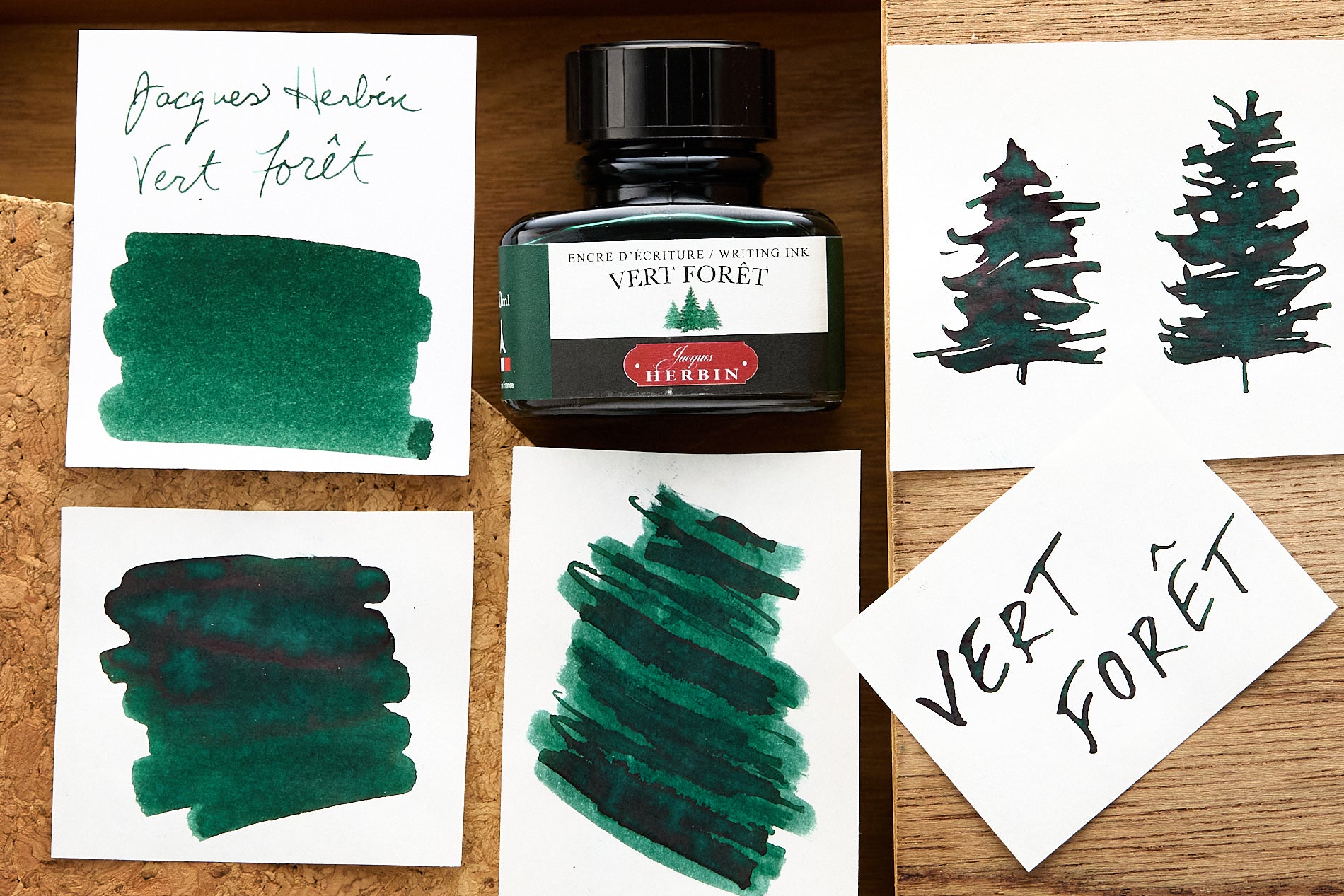 Jacques Herbin Vert Forêt - 30ml Bottled Ink