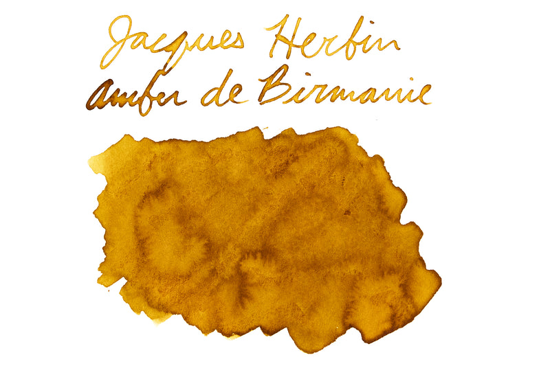 Jacques Herbin Ambre de Birmanie - Ink Sample