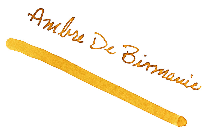 Jacques Herbin Ambre de Birmanie - Ink Sample