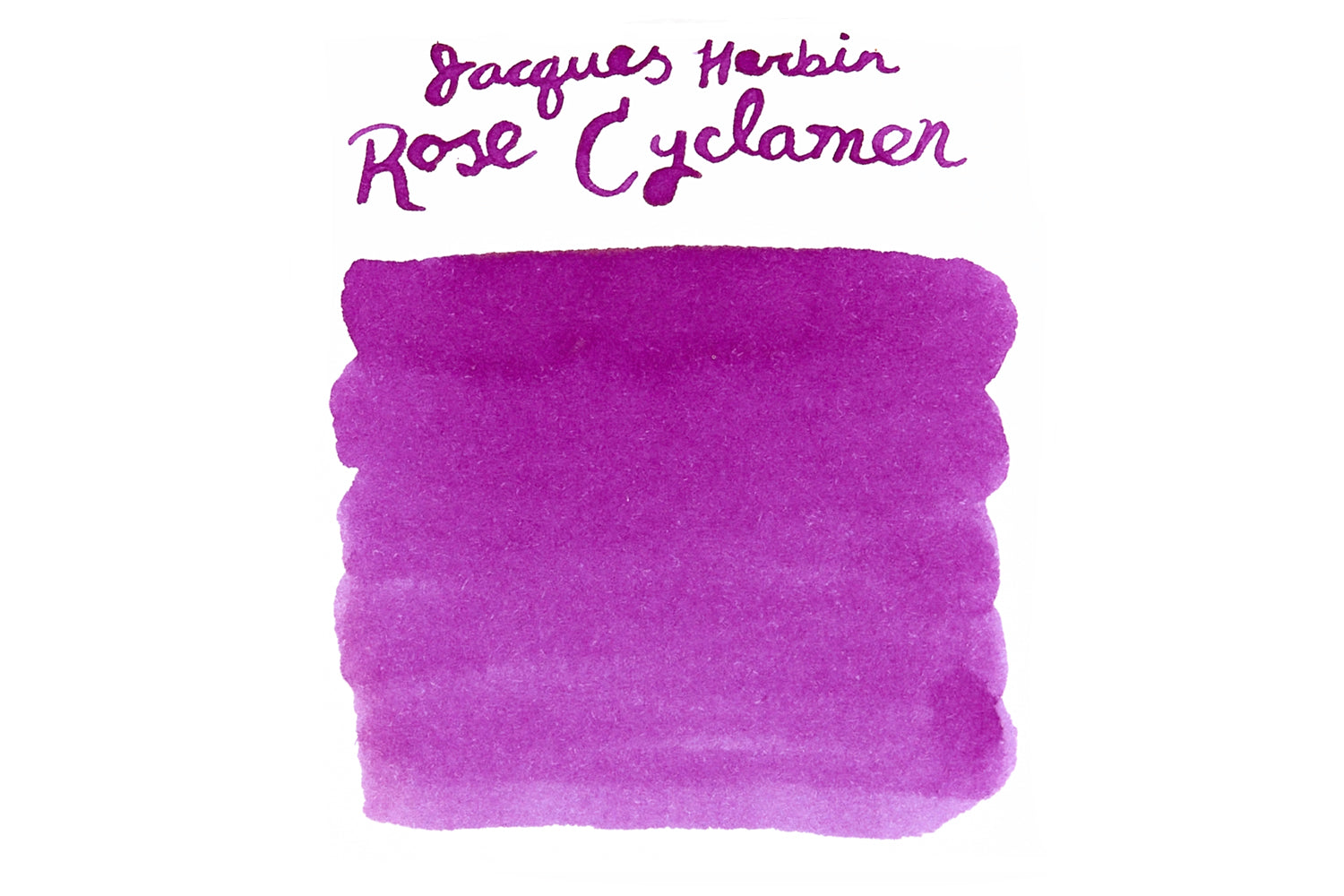 Jacques Herbin Rose Cyclamen ink swab