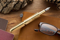 Kolo Tino Fountain Pen - Raw Brass