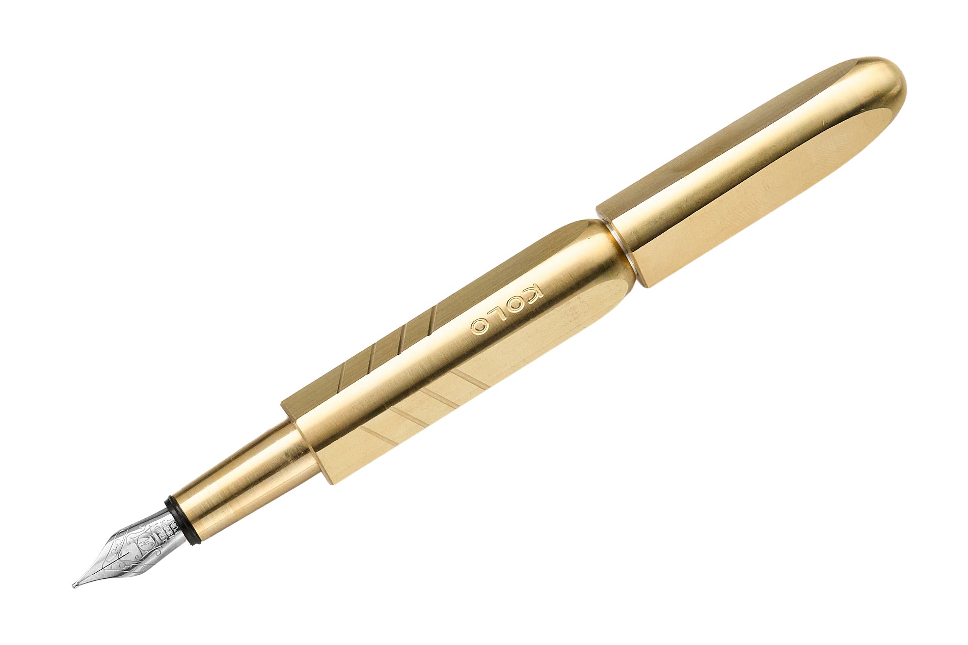 Kolo Tino Fountain Pen - Raw Brass