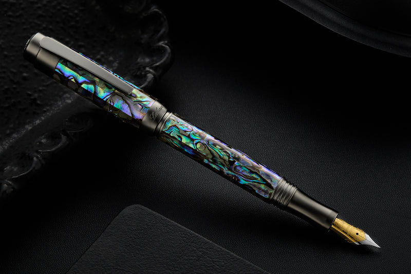 Laban Abalone Fountain Pen - Gunmetal