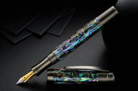 Laban Abalone Fountain Pen - Gunmetal