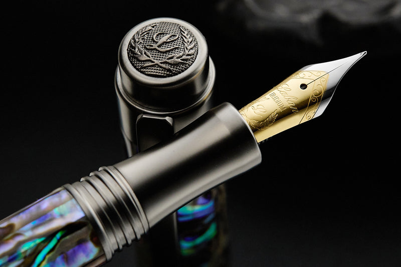 Laban Abalone Fountain Pen - Gunmetal