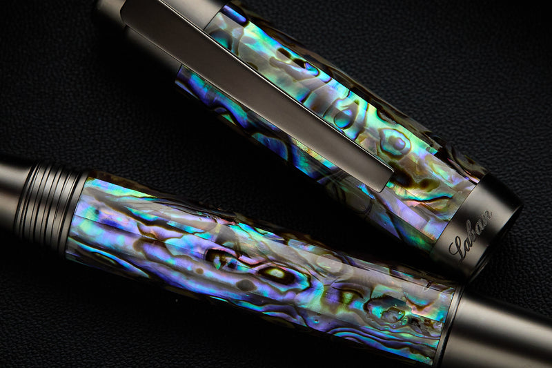 Laban Abalone Fountain Pen - Gunmetal