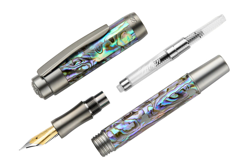 Laban Abalone Fountain Pen - Gunmetal