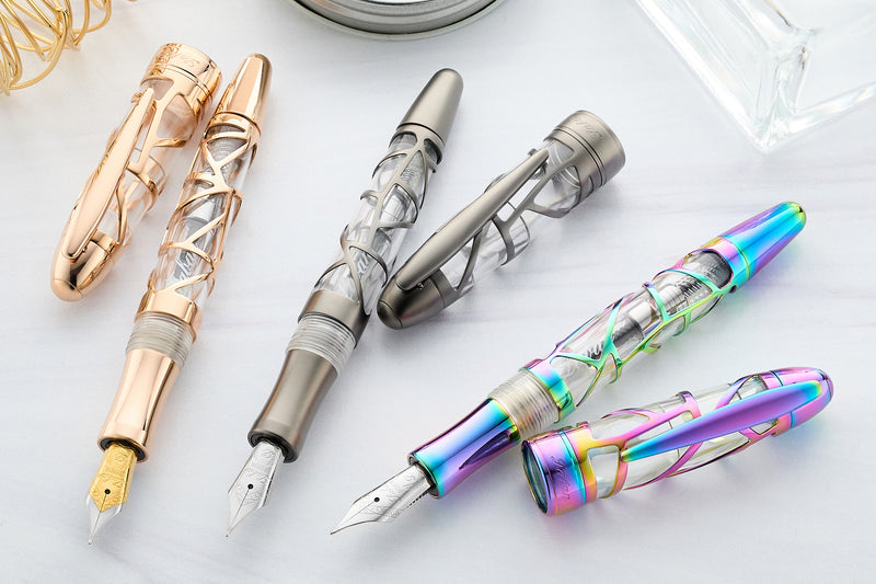 Laban Skeleton Fountain Pen - Rainbow