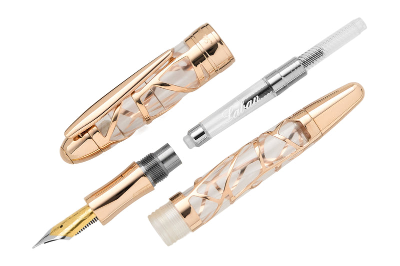 Laban Skeleton Fountain Pen - Rose Gold