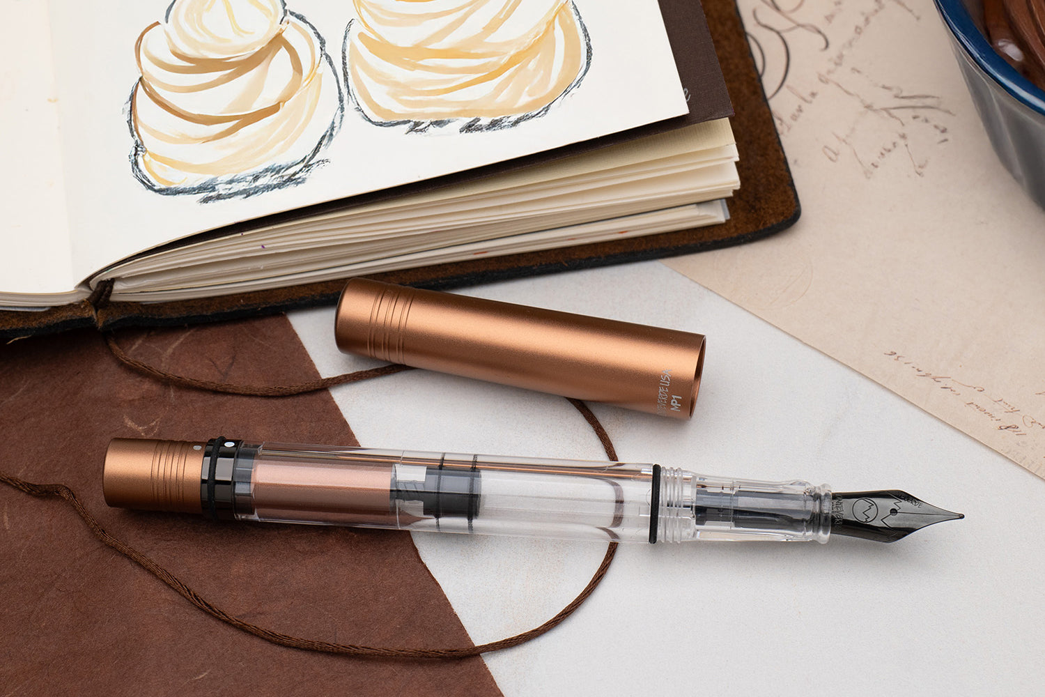 Monteverde MP1 Collectible Fountain Pen - Mocha Mousse (Special Edition)