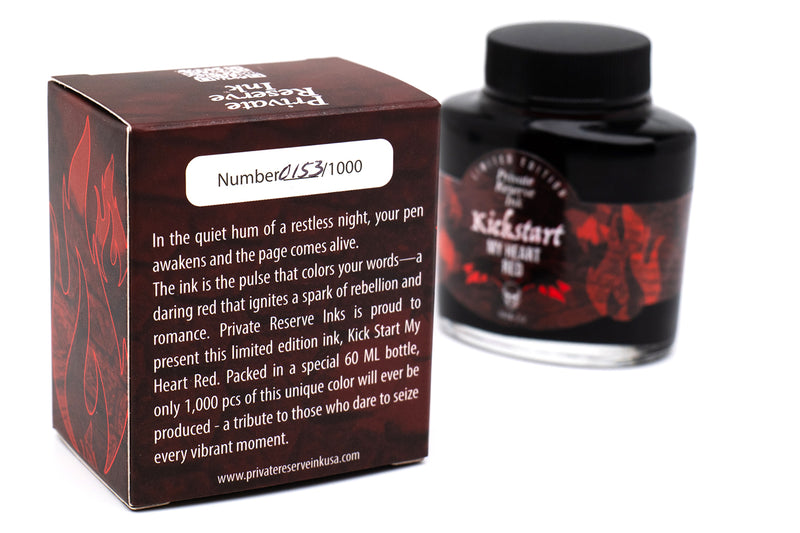 Private Reserve Kickstart My Heart - 60ml Bottled Ink (Limited Edition)