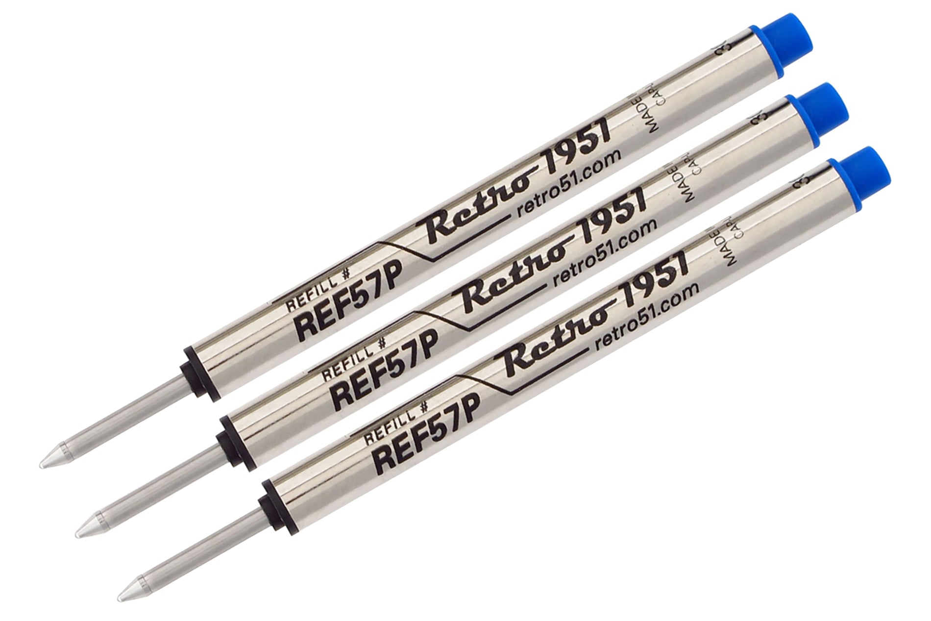 Retro 51 Rollerball Refills - Blue, 3-Pack