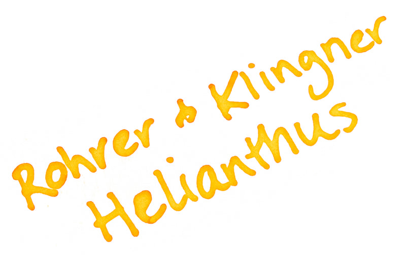 Rohrer & Klingner Helianthus - Ink Sample