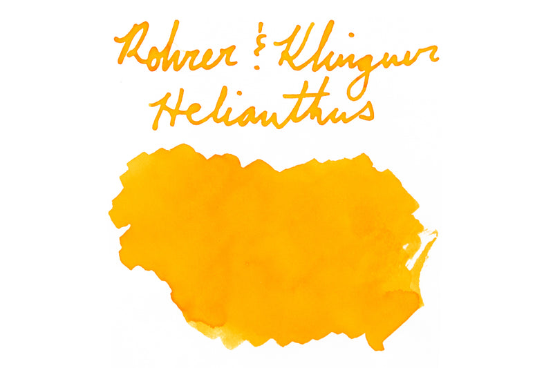 Rohrer & Klingner Helianthus - Ink Sample