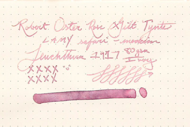 Robert Oster Rose Gilt Tynte - Ink Sample
