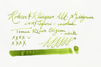 Rohrer & Klingner Alt-Goldgrun - Ink Sample