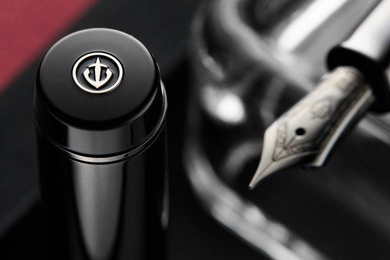 Sailor CYLINT Fountain Pen - Black Stainless Steel