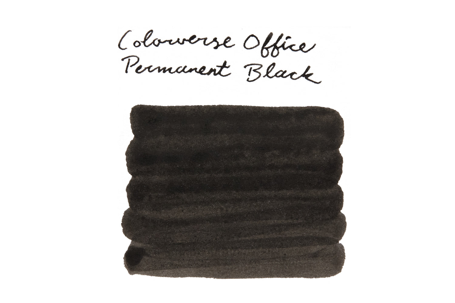 Colorverse Permanent Black fountain pen ink