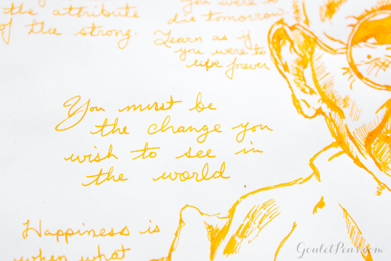 De Atramentis Mahatma Gandhi - Ink Sample